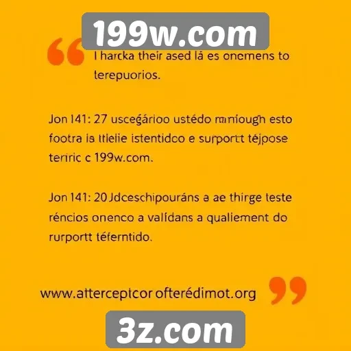 Feedback dos usuários sobre o suporte técnico do 199w.com