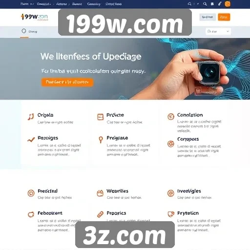 Características da interface do usuário em 199w.com